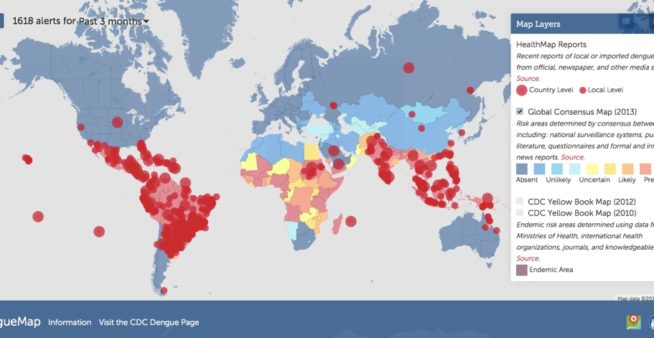 image dengue health map