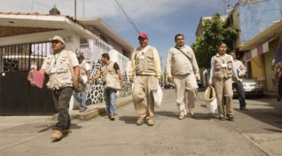 Image of dengue patrol. Prevention gets a boost with dengue vaccine launch in Mexico.