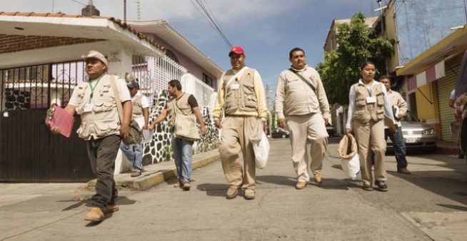 Image of dengue patrol. Prevention gets a boost with dengue vaccine launch in Mexico.