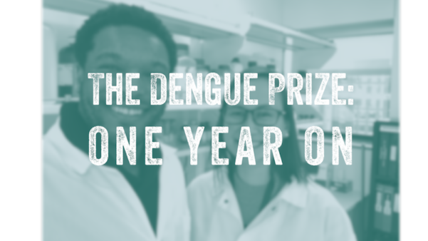 image showing a winner of the dengue prize