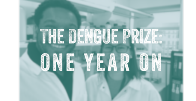 image showing a winner of the dengue prize