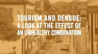 Image of an online discussion on dengue and tourism in a travel forum.